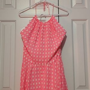 Vineyard vines halter neck lattice dress NWT